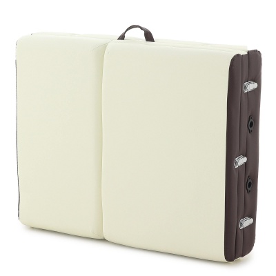 Массажный стол складной деревянный 3-х секционный JF-AY01 (темная рама) "Med-Mos" в магазине Склад Медтехники