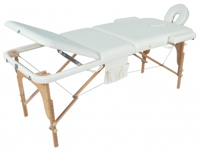 Массажный стол складной деревянный 3-х секционный М/К JF-AY01 (МСТ-103Л) "Med-Mos" в магазине Склад Медтехники