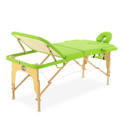 Массажный стол складной деревянный 3-х секционный М/К JF-AY01 (МСТ-103Л) "Med-Mos" в магазине Склад Медтехники